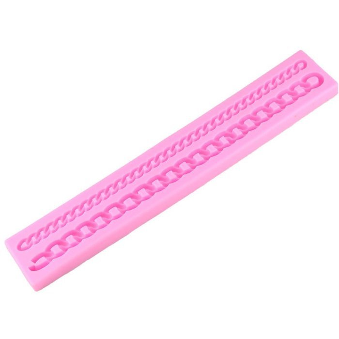 Lariy 1PC Silicone Long Chain Tray Chocolate Mold Cake Fondant Decorating Tools