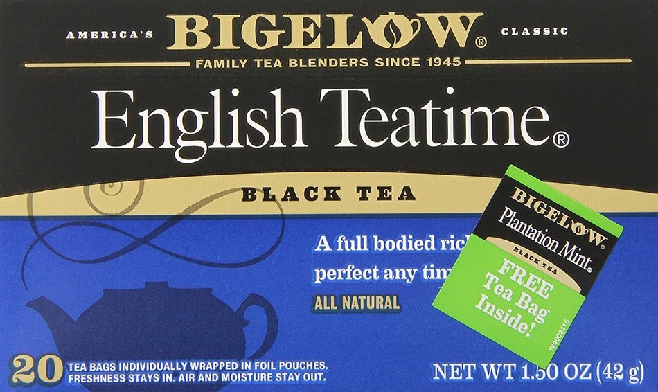 Bigelow English Teatime Tea, 20-Count Boxes (Pack of 6)