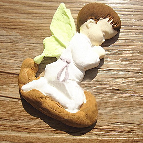 "Prayed Boy Angel Silicone Fondant Cake Mold Soap Chocolate Mould" shopping N6