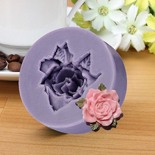 "Silicon Fondant Mold 3D Mini Rose Cake Silicone Mlod Decoration Chocolate Mould" shopping N3