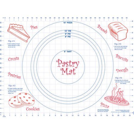 Stylish Non-Skid Microban 18" x 24" Pastry Mat