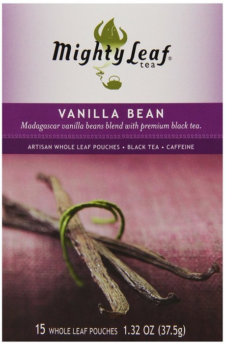 Mighty Leaf Black Tea, Vanilla Bean, 15 Pouches