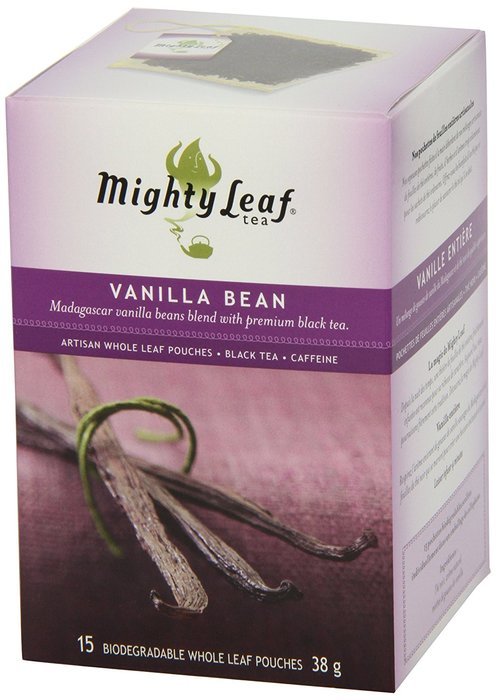 Mighty Leaf Black Tea, Vanilla Bean, 15 Pouches N5