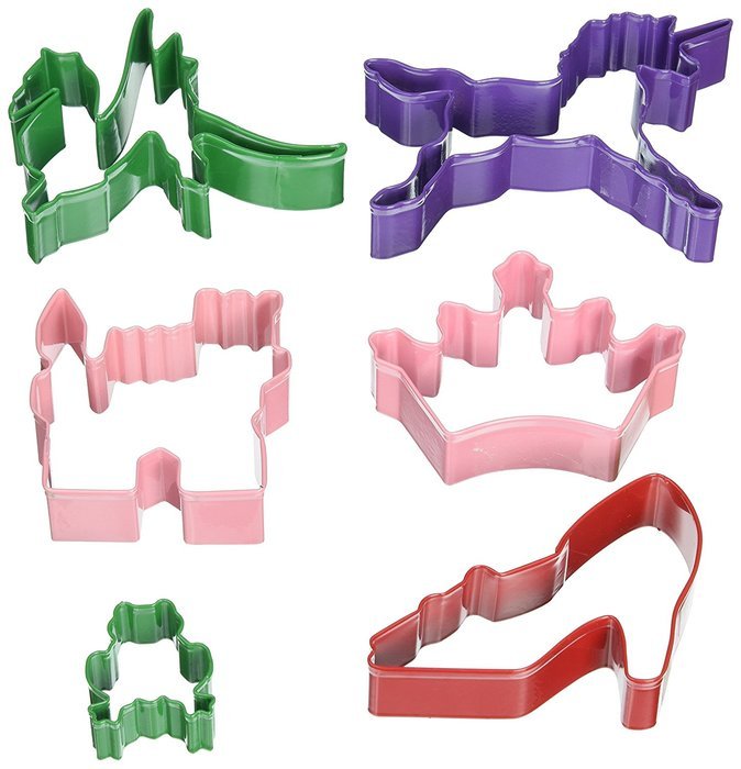 R & M International Fairy Tale Cookie Cutter Set, Multicolor