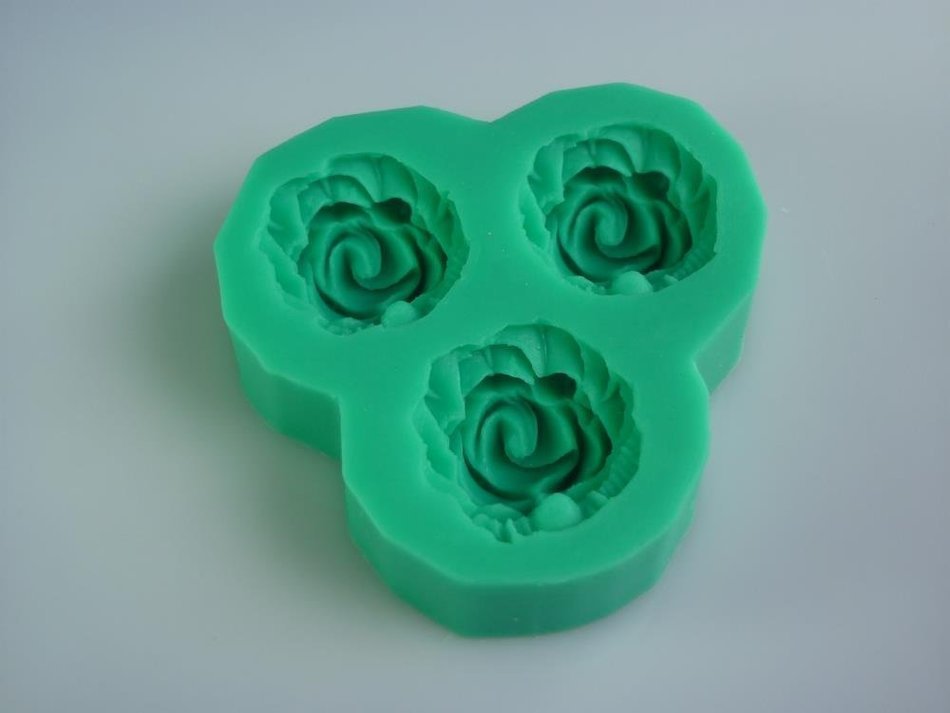 3 Flowers Shape Silicone Soap Mold,fondant Cake Decorating Styling Tools, Bakeware,cooking Tools Kitchen Accessories