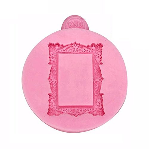 "dipshop Square Frame Fondant Mold Silicone Mould Cake Decoration Tool" shopping