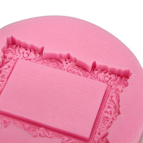 "dipshop Square Frame Fondant Mold Silicone Mould Cake Decoration Tool" shopping N4