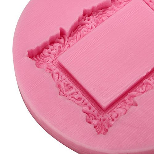 "dipshop Square Frame Fondant Mold Silicone Mould Cake Decoration Tool" shopping N5