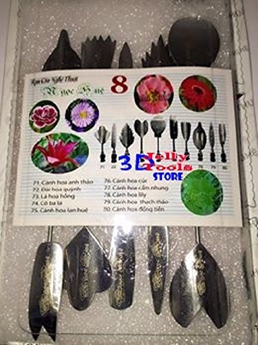 3D Jelly Tools Starter Kit - Type 8 - 3D Gelatin Art Tools - 10 pcs/set N2