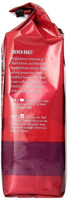 Eight O'Clock French Roast Ground Coffee, 12-Ounce (Pack of 6) N4