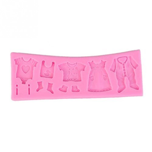 Baby shoes design fondant decorating tool gum paste mold non-stick mold 3D Rose Flower Fondant Cake Chocolate... N3