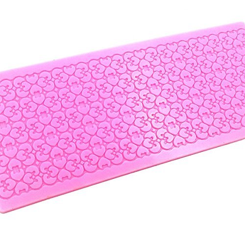 "Lace Bakeware Silicone Cake Mold Fondant Print Mould Decorating Tool" shopping N3
