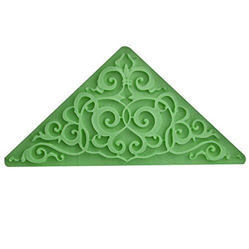 Mr.S Shop DIY Triangle Lace Silicone Mold Cake Decorating Flower Maker Fondant Baking Mold Sugarcraft Baking tools N2