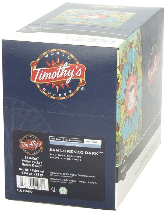 Timothy's World Coffee Rainforest Espresso K-Cup (48 count) N31