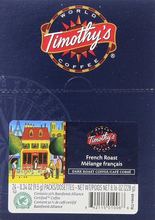 Timothy's World Coffee Rainforest Espresso K-Cup (48 count) N37