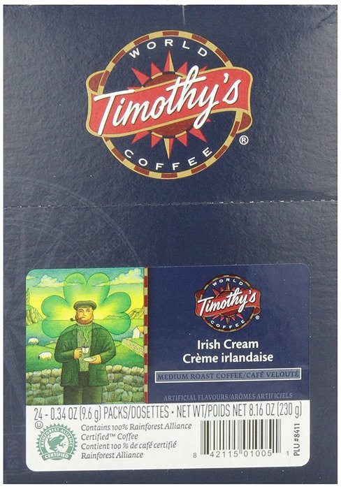 Timothy's World Coffee Rainforest Espresso K-Cup (48 count) N39