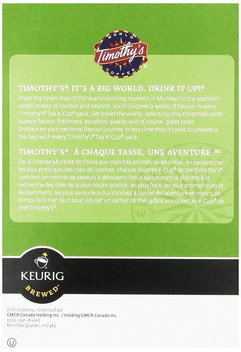 Timothy's World Coffee Rainforest Espresso K-Cup (48 count) N44