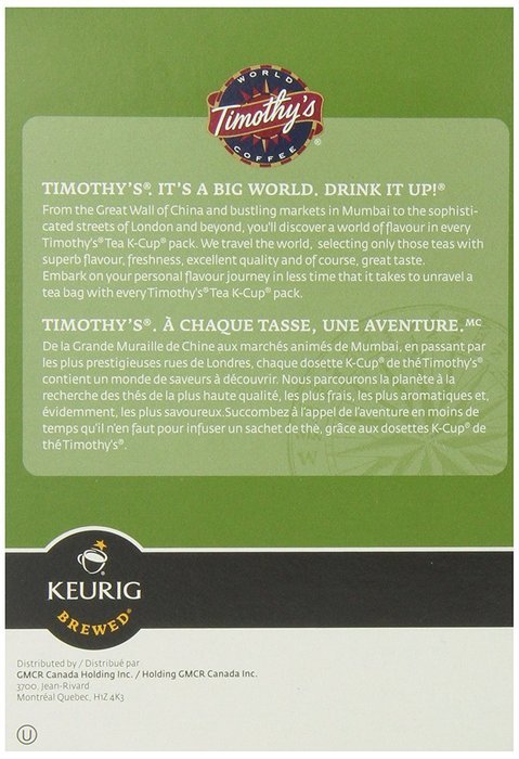 Timothy's World Coffee Rainforest Espresso K-Cup (48 count) N70