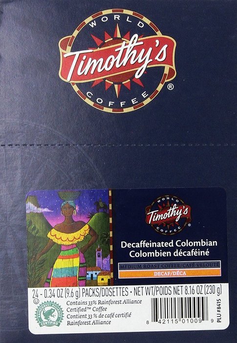 Timothy's World Coffee Rainforest Espresso K-Cup (48 count) N72