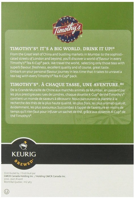 Timothy's World Coffee Rainforest Espresso K-Cup (48 count) N79
