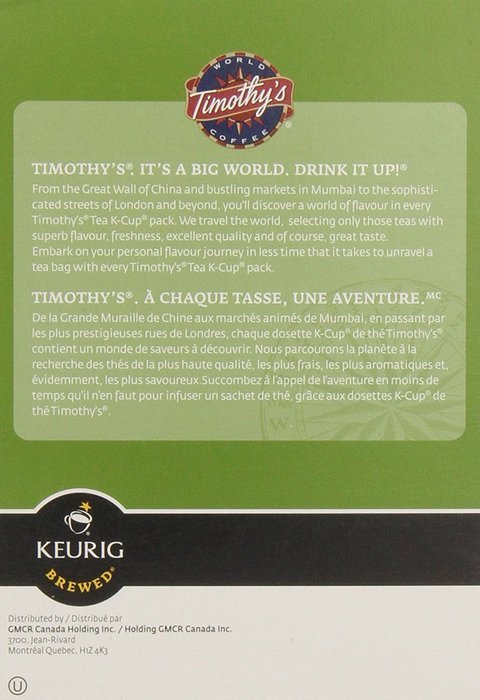 Timothy's World Coffee Rainforest Espresso K-Cup (48 count) N84