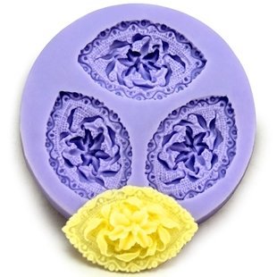 4.4cm mini Flower F0128 Fondant Mold Silicone Sugar mini mold Craft Molds DIY Cake Decorating