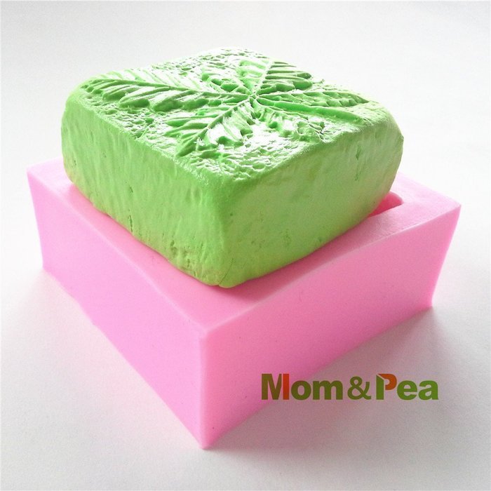 Mom&pea 0519 Embossed Leaf Shaped Silicone Mould for Fondant Cake Sugar Paste Cake Decoration 3d Cake Toppers... N2