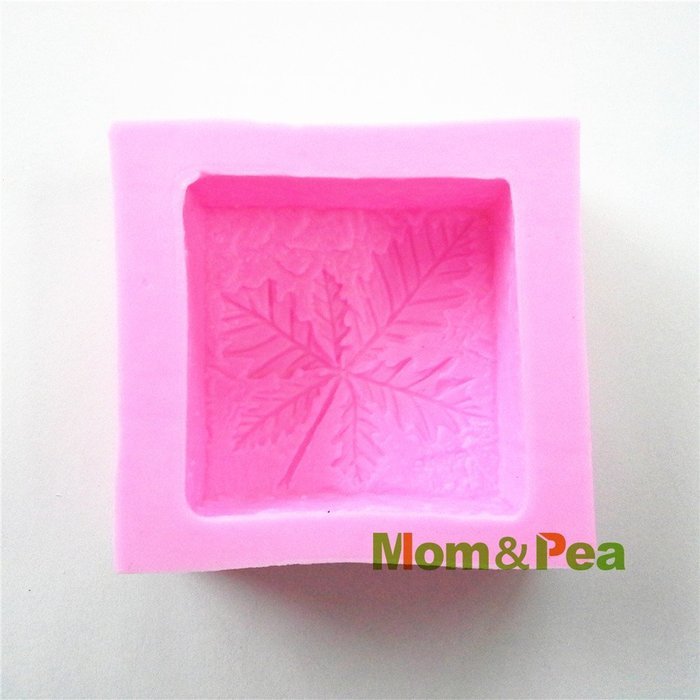 Mom&pea 0519 Embossed Leaf Shaped Silicone Mould for Fondant Cake Sugar Paste Cake Decoration 3d Cake Toppers... N3