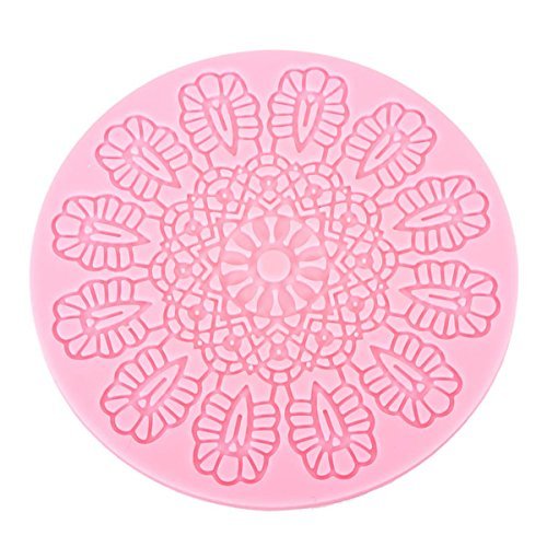 "Sunflower Silicone Lace Mold Cake Fondant Baking Mould" shopping