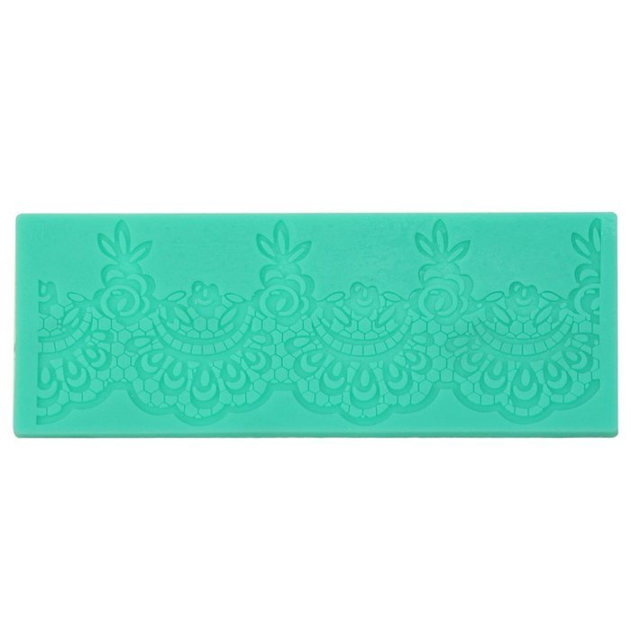 New Lace Shaped Chocolate Cake DIY Baking Tool Soft Silicone Mold Mould Mat Hot