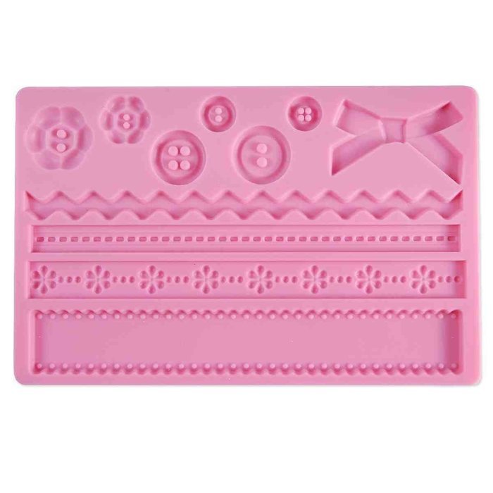 Lace 2pcs Silicone Mold Mould Sugar Craft Cake Fondant Cake Decorating Baking Tool #579 [version:x7.8] by DELIAWINTERFEL N6