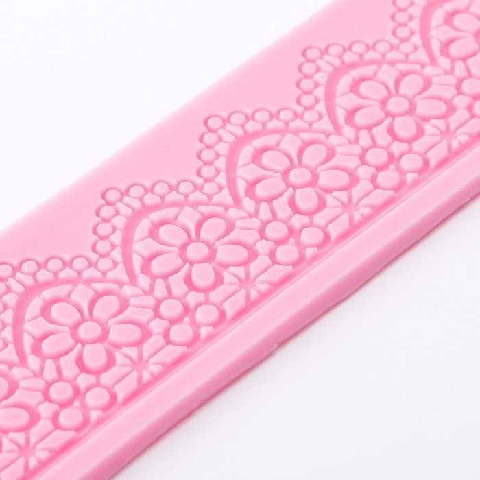 Lace 2pcs Silicone Mold Mould Sugar Craft Cake Fondant Cake Decorating Baking Tool #579 [version:x7.8] by DELIAWINTERFEL N8