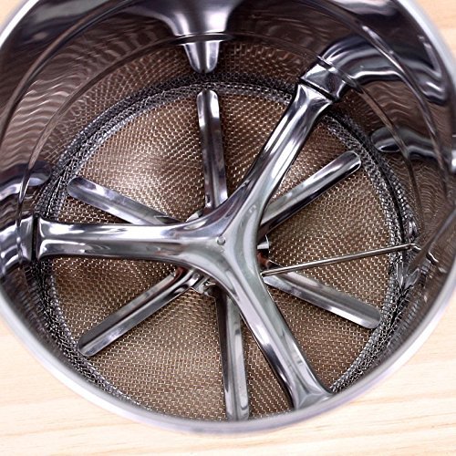 ASDOMO Stainless Steel Fine Tea Mesh Strainer Colander Sieve with Handle for Kitchen Food Rice Vegetable N8
