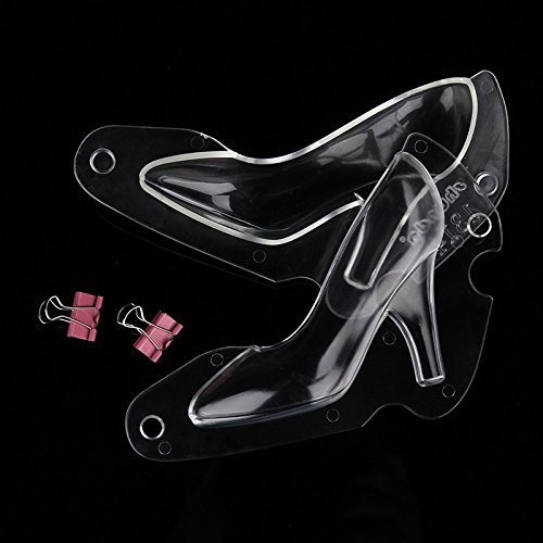 Mangocore High Heel Shoe Polycarbonate PC Chocolate Candy Mould Bundle 3D Molding Instructions Fondant Cake Mold... N3