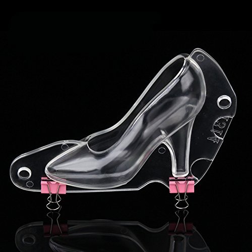 Mangocore High Heel Shoe Polycarbonate PC Chocolate Candy Mould Bundle 3D Molding Instructions Fondant Cake Mold... N4