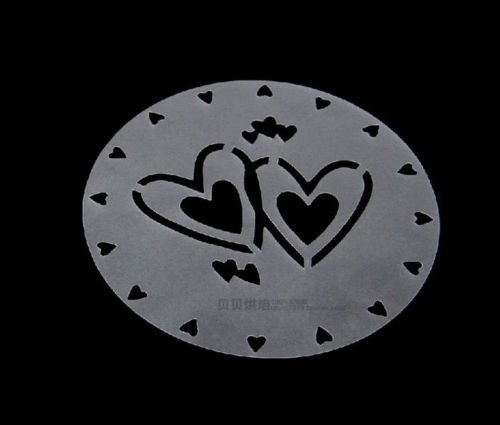 4Pcs/set Round Cake Fondant Craft Decorating Cutter Flower Heart Sugarcraft Mold N3