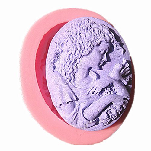 "dipshop Goddess Head Portrait Silicone Fondant Mold Chocolate Soap Mould" shopping N2