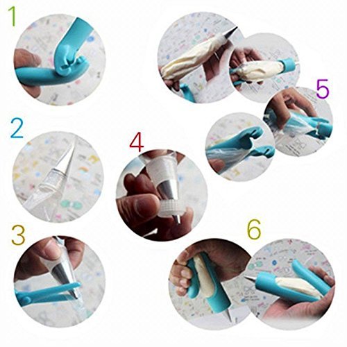 Cake Decoration Tool Durable Pastry Icing Piping Bag Nozzle Tips Converter Fondant Cake Sugar Craft Decorating... N3