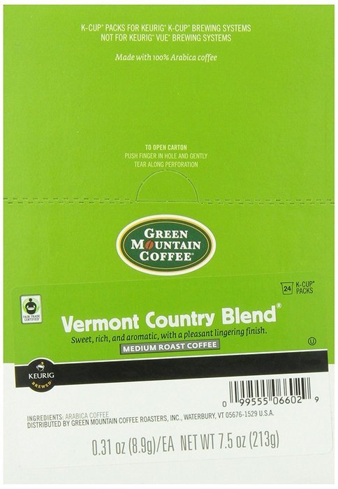 Green Mountain Coffee Vermont Country Blend, K-Cup Portion Pack for Keurig K-Cup Brewers (Pack of 48) N2