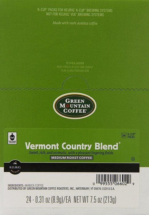 Green Mountain Coffee Vermont Country Blend, K-Cup Portion Pack for Keurig K-Cup Brewers (Pack of 48) N11