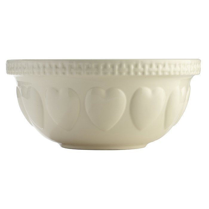 Mason Cash Hearts Mixing Bowl, Pink, 4.25-Quart N5