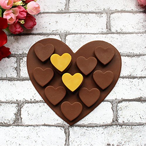 HARULU Heart Shape Muffin Sweet Candy Jelly fondant Cake chocolate Mold Silicone N5