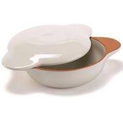 JAMIE OLIVER JME TERRACOTTA SHALLOW CASSEROLE DISH WITH LID by Jamie Oliver