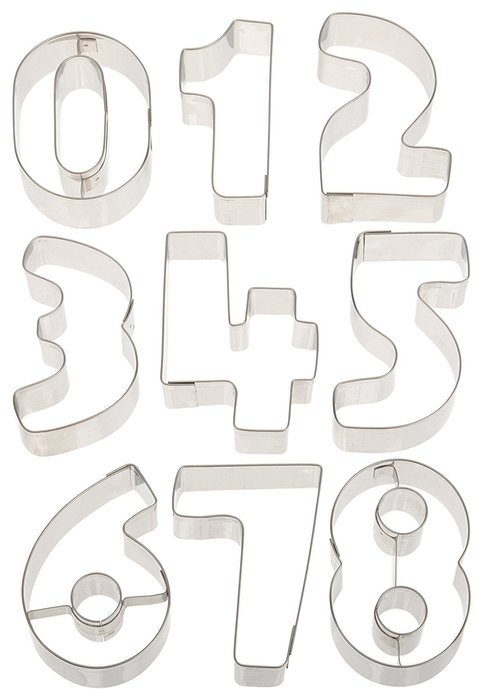Ateco Number Stainless Steel Cutter Set