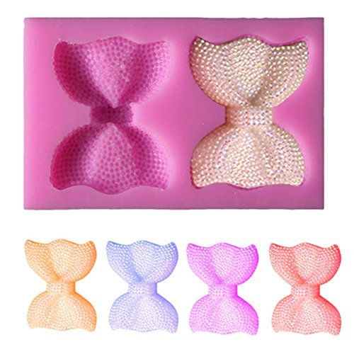 "Bakeware Silicone 3D Bowknot Flower Fondant Mold Cake Chocolate Jelly Mould" shopping