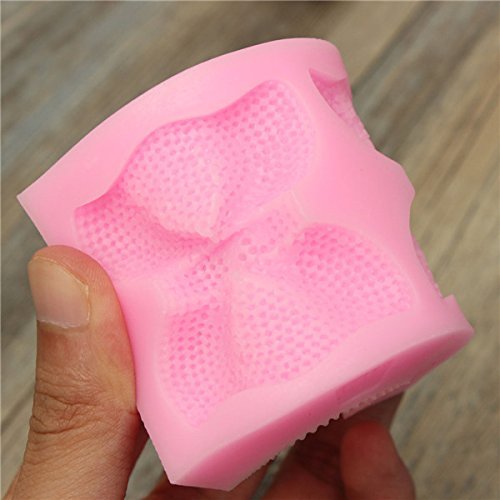 "Bakeware Silicone 3D Bowknot Flower Fondant Mold Cake Chocolate Jelly Mould" shopping N7