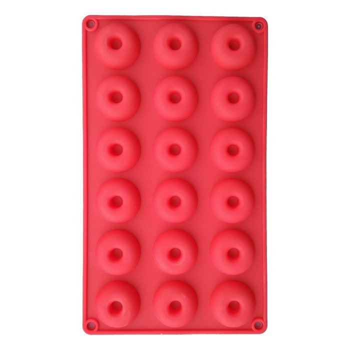 Fanhesheng 18-Cavity Silicone Fancy Bundt Cake, Muffin, Cupcake, Brownie and Cornbread Mold