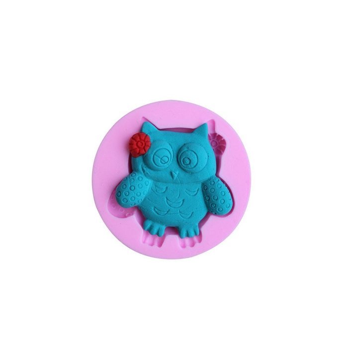 Cutoy Owl Design Silicone Cake Fondant Chocolete Jello Soap Candy Gum Paste Molds Clay Moulds DIY Decorating Tools N2