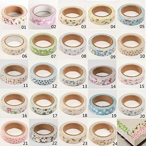 Saver Floral Fabric Tape Washi Masking Tape Decorative Tape DIY Tape Stickers