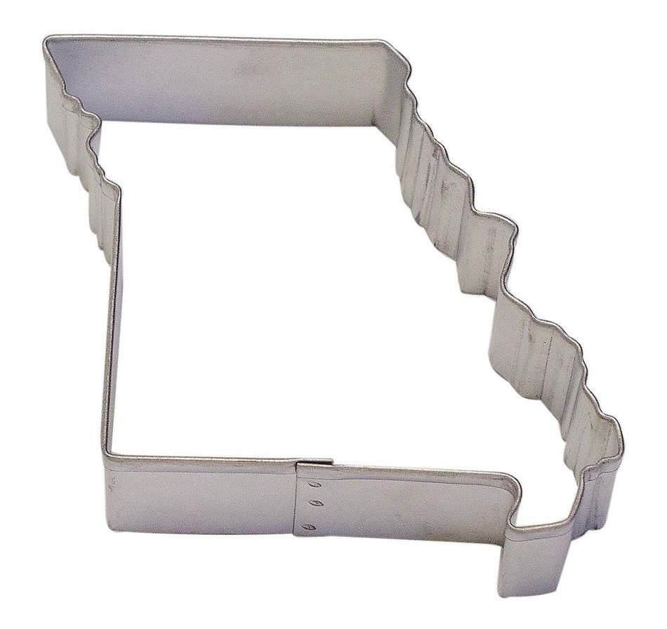 R&M Missouri State Cookie Cutter in Durable, Economical, Tinplated Steel
